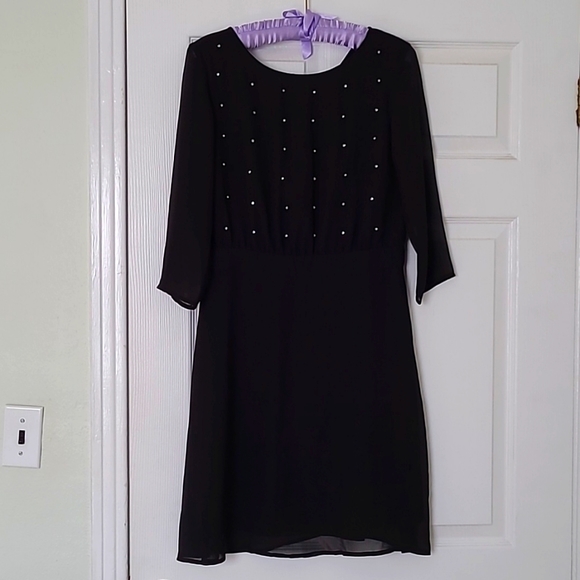 Ostin Black Midi Dress ❤️ - Picture 1 of 8